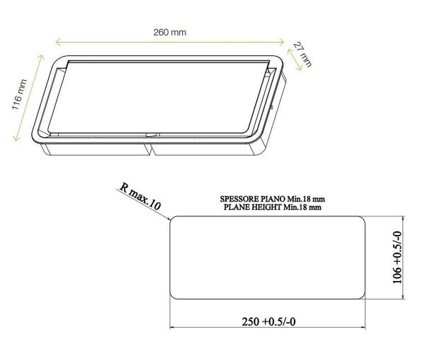 Кабельний вивід ASA Exit Light