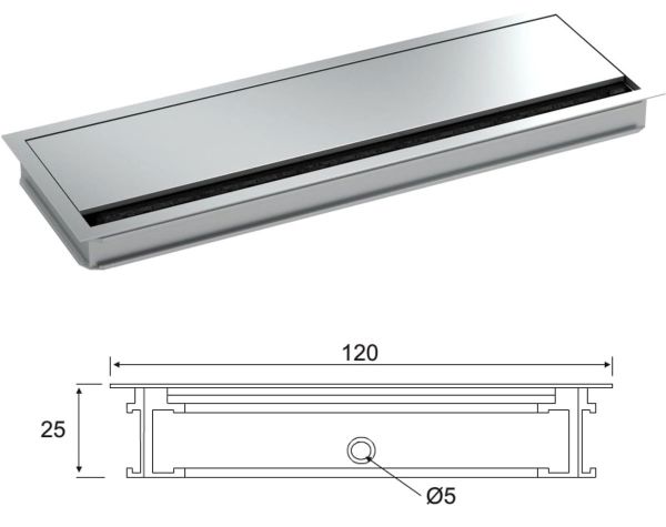Кабельный лоток Bachmann Loop Square. Плавное закрытие