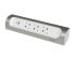 Кутовий блок Legrand 3x230+USB-AC. Білий/алюміній. Без кабелю