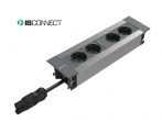 Врезной блок розеток IB Connect Intro 4х220