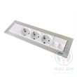 Врезной блок Simon Ofiblock Line 3x230+2xRJ45